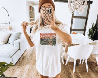 Halloweentown Comfort Colors Shirt, Retro Halloween Town Shirt, Halloweentown University, Halloween Shirt Vintage