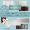 Dollhouse Miniatures Bathroom Tiles, Printable A4 Sheets, Digital ...