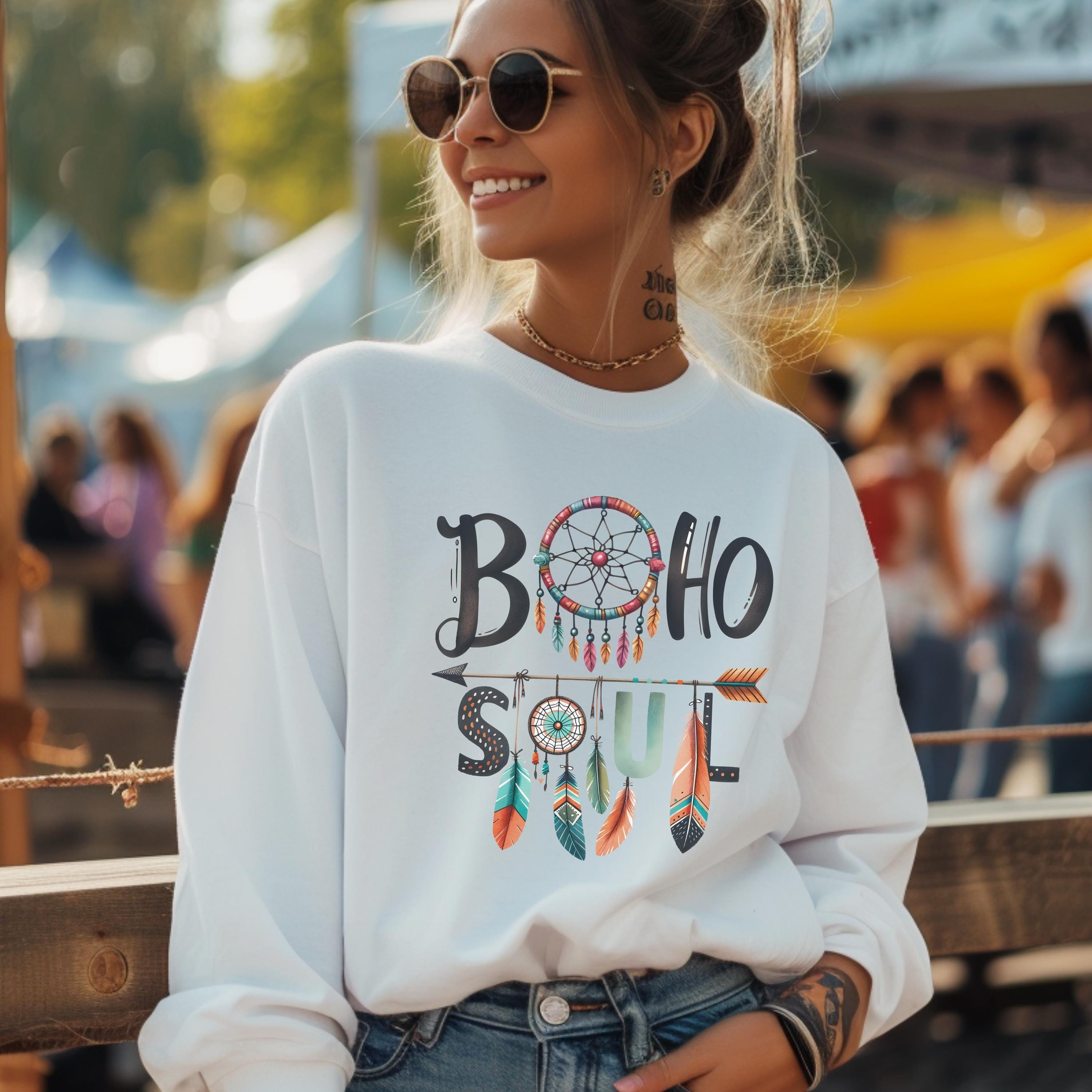 Boho pullover