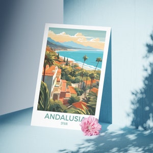 Andalusia Travel Art Print Spanish Wall Art Printable Andalusia Travel Decor Costa del Sol Travel Gift Andalusia Travel Poster Spanish Art