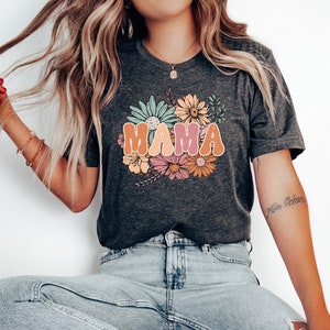 Mama floral shirt, mothers day shirt, mothers day gift, gift for mom Wildflower Shirt Cute Mom Shirt Baby Shower Gift Shirts for flower moms