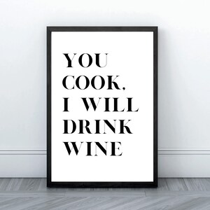 Drink Wine Wall Art, Retro Wine Print, Bar Cart Art, Happy Hour Wall Art, Aesthetic Art Print, Retro Wall Art, Instant Download, Digital