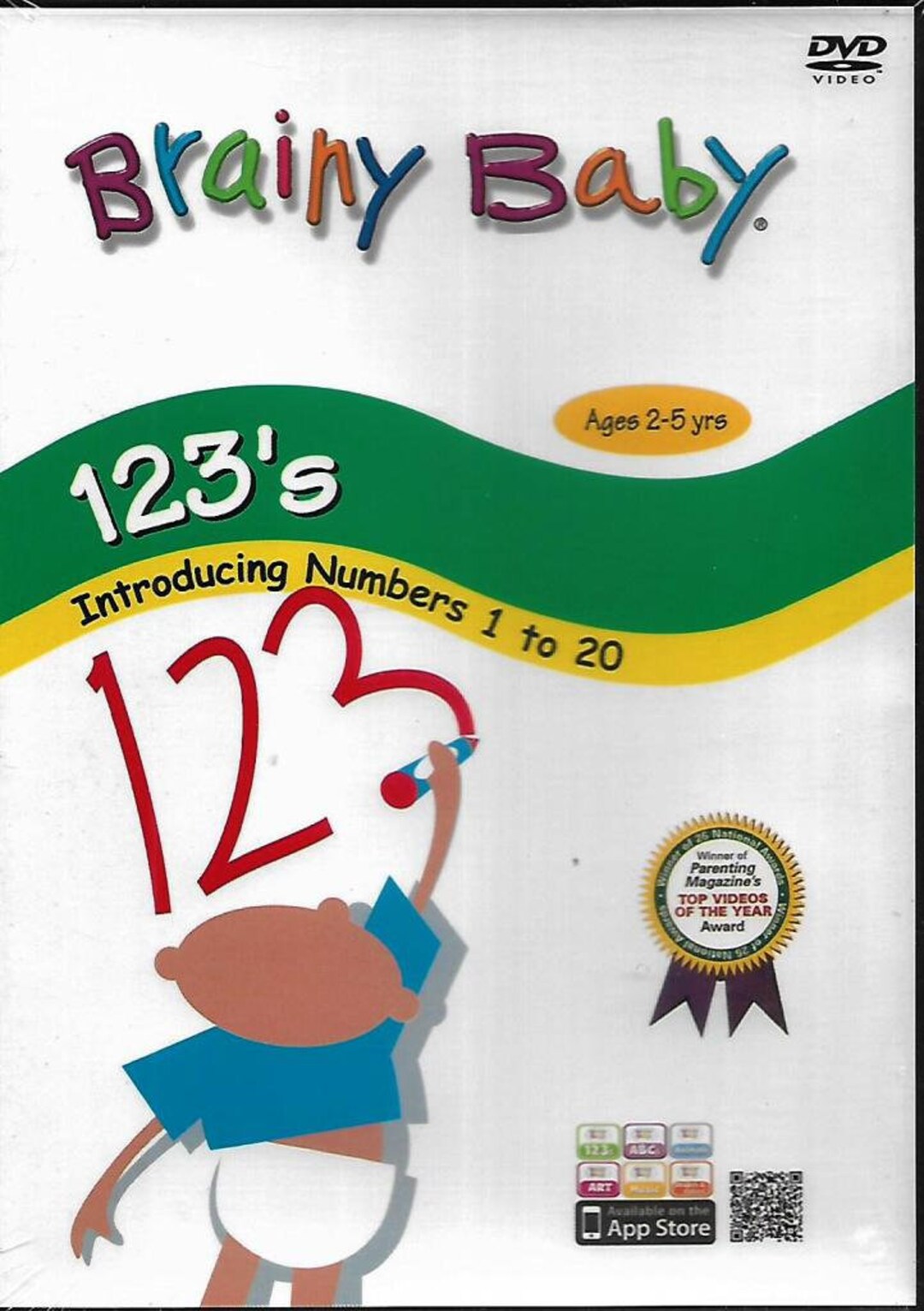Brainy baby 123 dvd introducing numbers 1 to 20 age 2 5 region etsy
