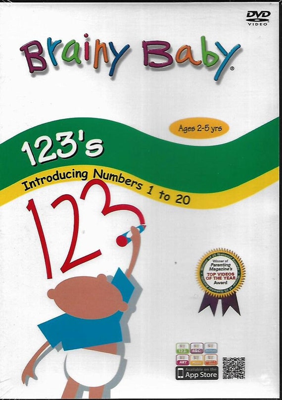 Brainy Baby 123 DVD Introducing Numbers 1 to 20 Age 2-5 Region - Etsy