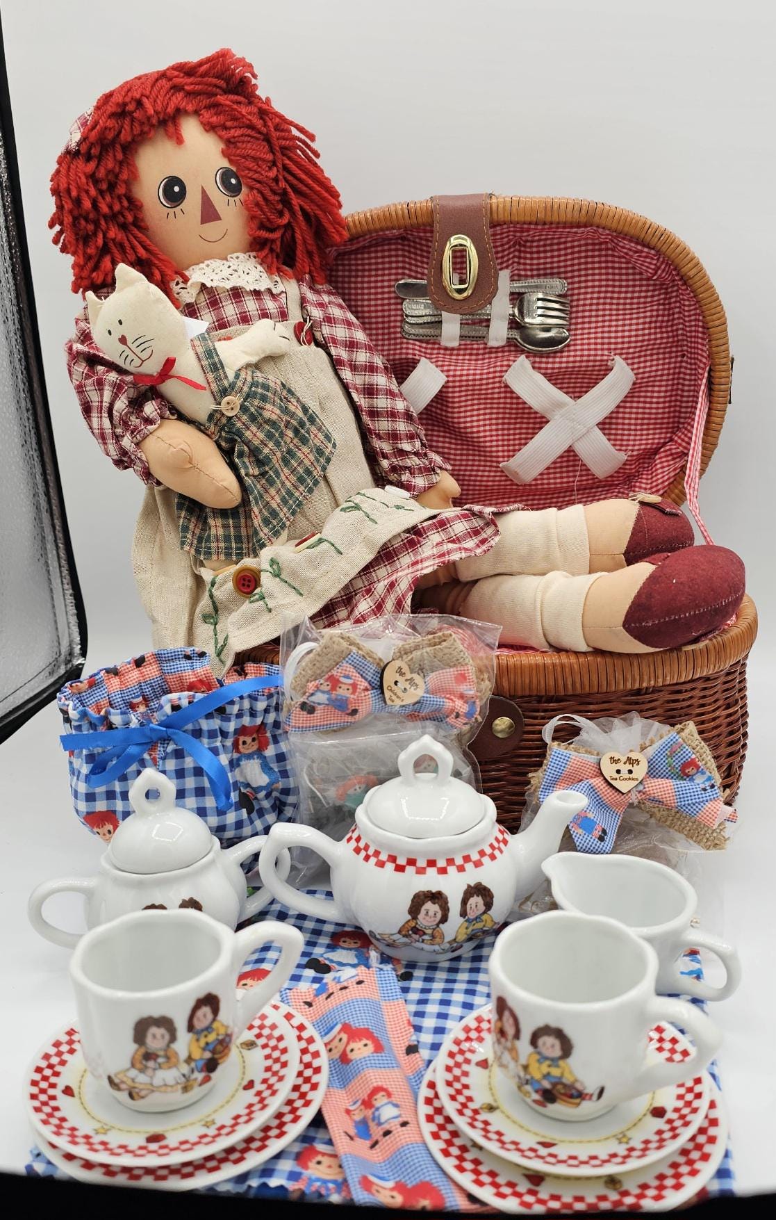 Raggedy Ann and Andy Delton Vintage Tea Party Set - Etsy
