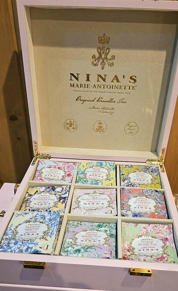 Nina's Paris Royal Earl Grey Tea Individually Wrapped Tea Sachets