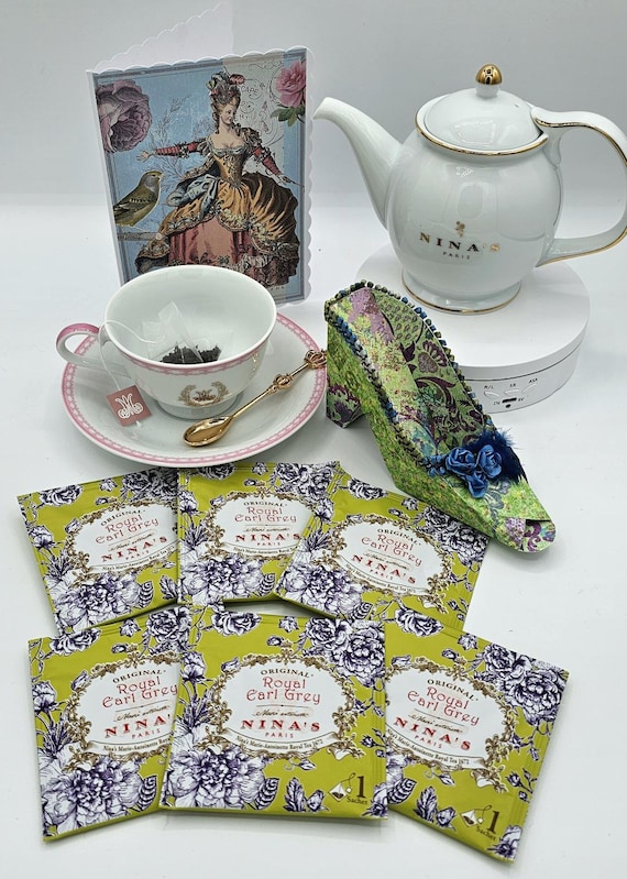 NINA'S PARIS Earl Grey 3缶セット Nina's Paris 6 Ct Gift Box Royal Earl Grey Tea Individually