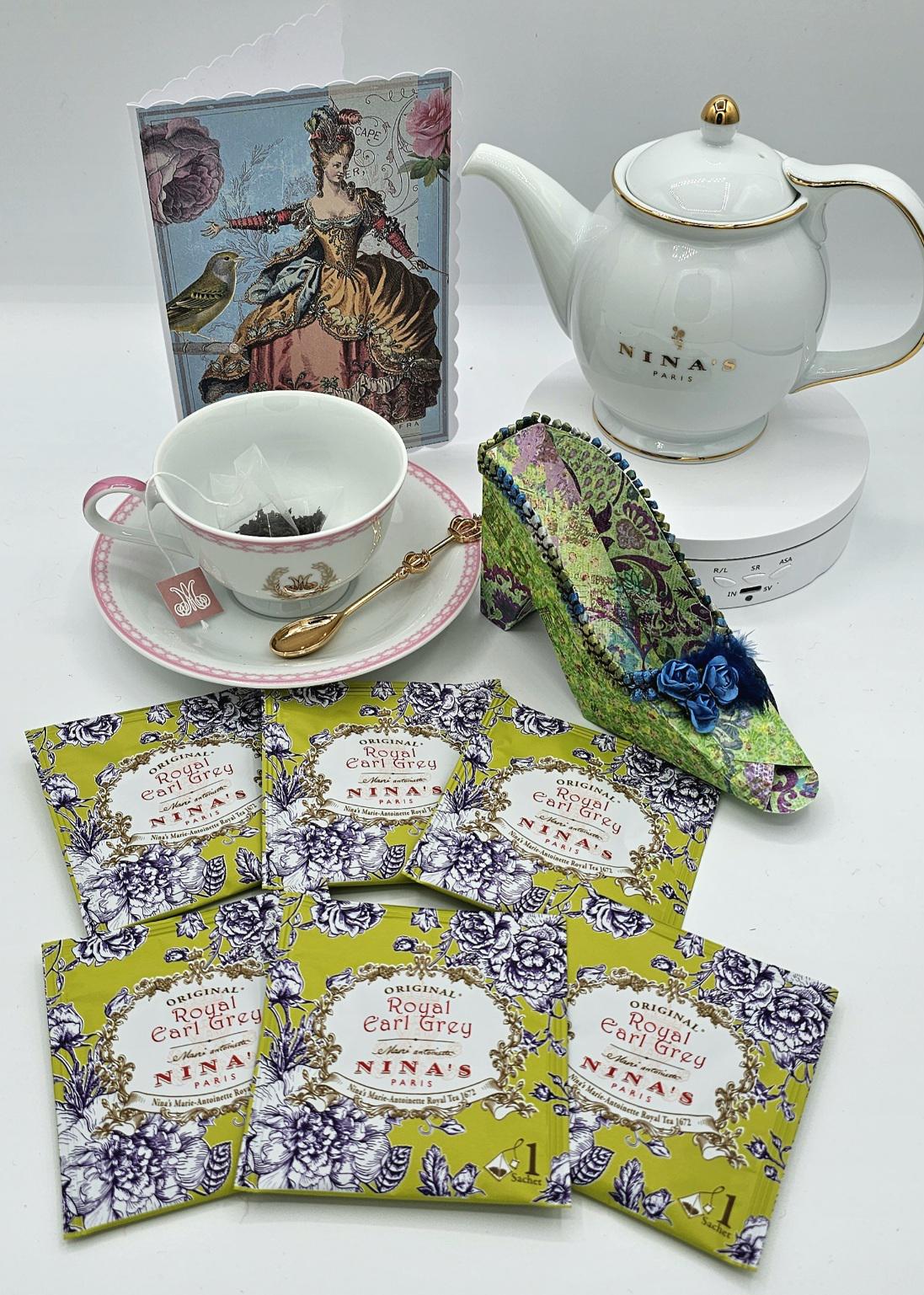 NINA'S PARIS Earl Grey 3缶セット Nina's Paris 6 Ct Gift Box Royal Earl Grey Tea Individually