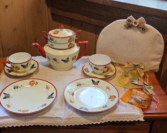 Summertime Vintage Bavarian Tea Party Set