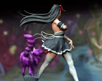Dark Alice Statue STL File, 3D Digital Printing STL File for 3D Printers, Movie Characters, Games, Figures, Diorama 3D Model