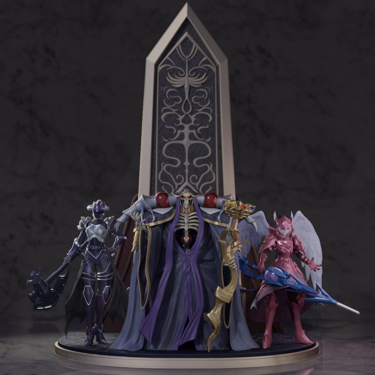 Overlord Statue STL File Digital Printing STL File for 3D - Etsy