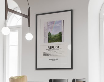 DIGITAL PRINT Margiela REPLICA Luxury Fashion Poster Designer Print Rain Perfume Downloadable