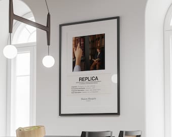 DIGITAL PRINT Margiela REPLICA Luxury Fashion Poster Designer Print Library Perfume Downloadable