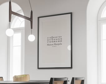 DIGITAL PRINT Margiela Luxury Fashion Poster Designer Downloadable