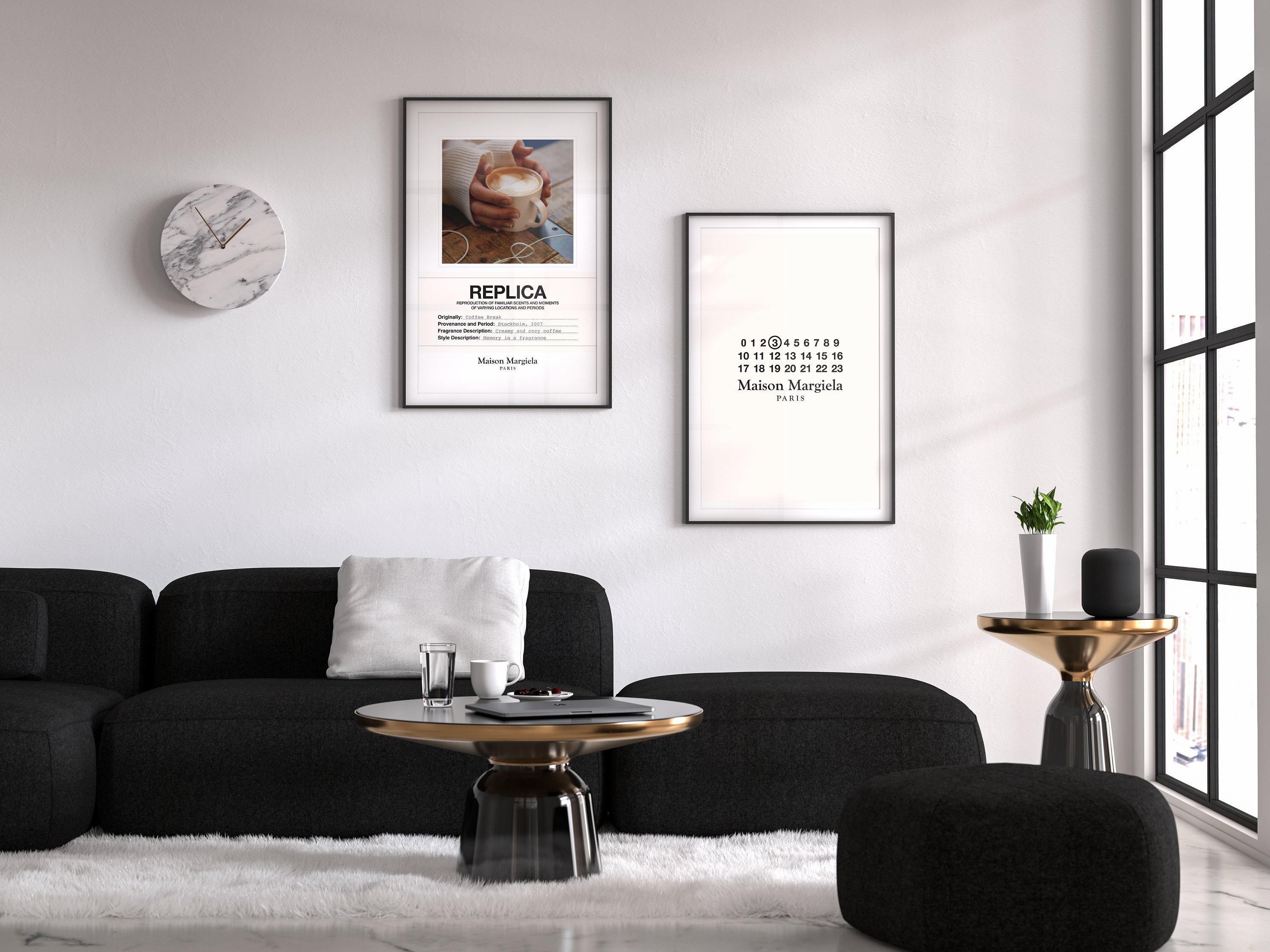 PHYSICAL PRINT DELIVERED Margiela Luxury Fashion Poster Designer