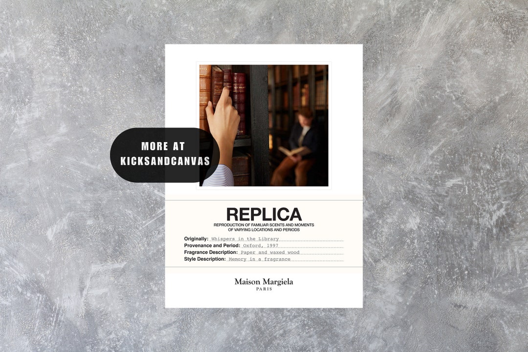 Margiela REPLICA Luxury Fashion Poster Designer Print Library - Etsy