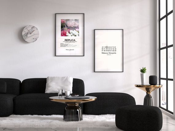PHYSICAL PRINT DELIVERED Margiela Luxury Fashion Poster Designer