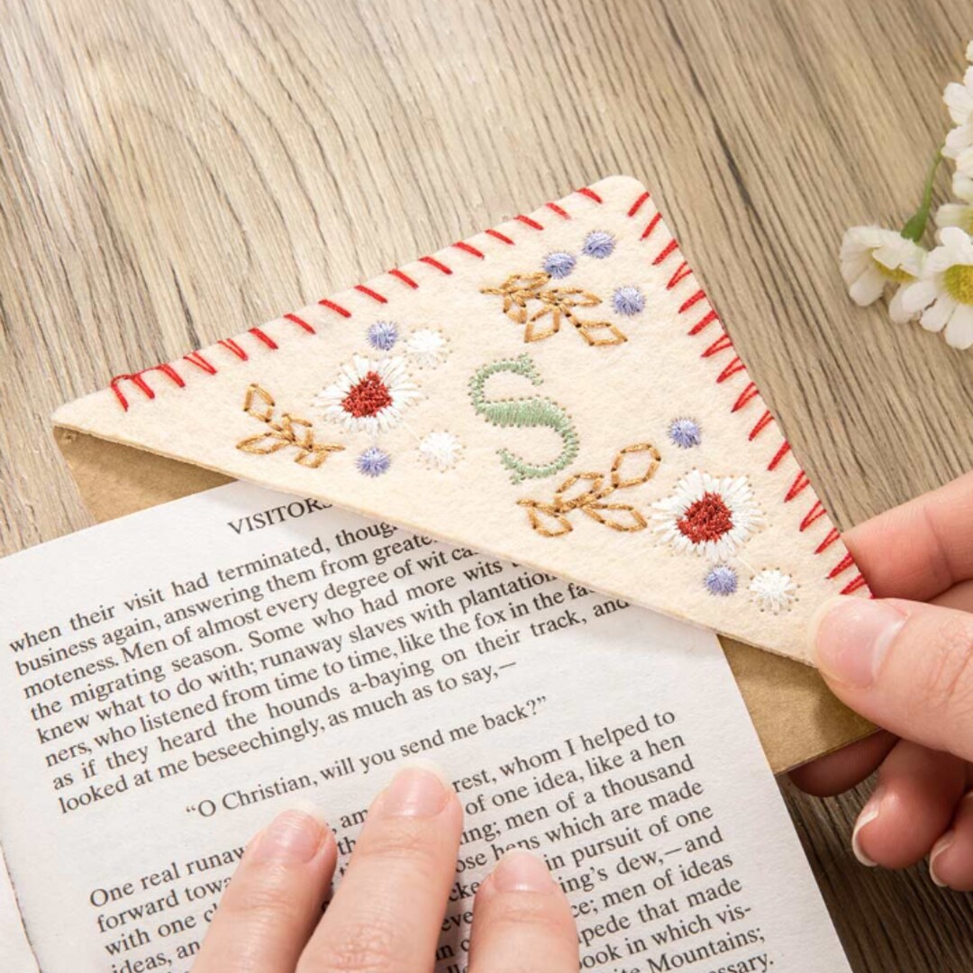 Custom Bookmark Embroidered Personalized Unique Book Readers Gifts for ...