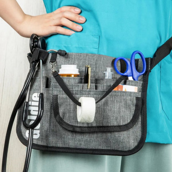 Personalized Nurse Fanny Pack Nurse Organizer Bag with Tape Holder Medical Waist Belt for Medical Supplies Gift for Medical Professionals