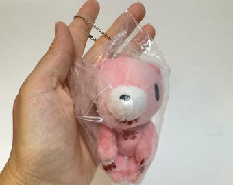 Pink Gloomy bear Plush Mascot Bloody keychain