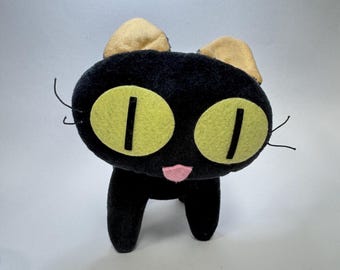 Trigun Kuro Neko Black Cat Plush, also known as Trigun Maximum Kuroneko-sama Plush,personalized gift,happy birthday gift