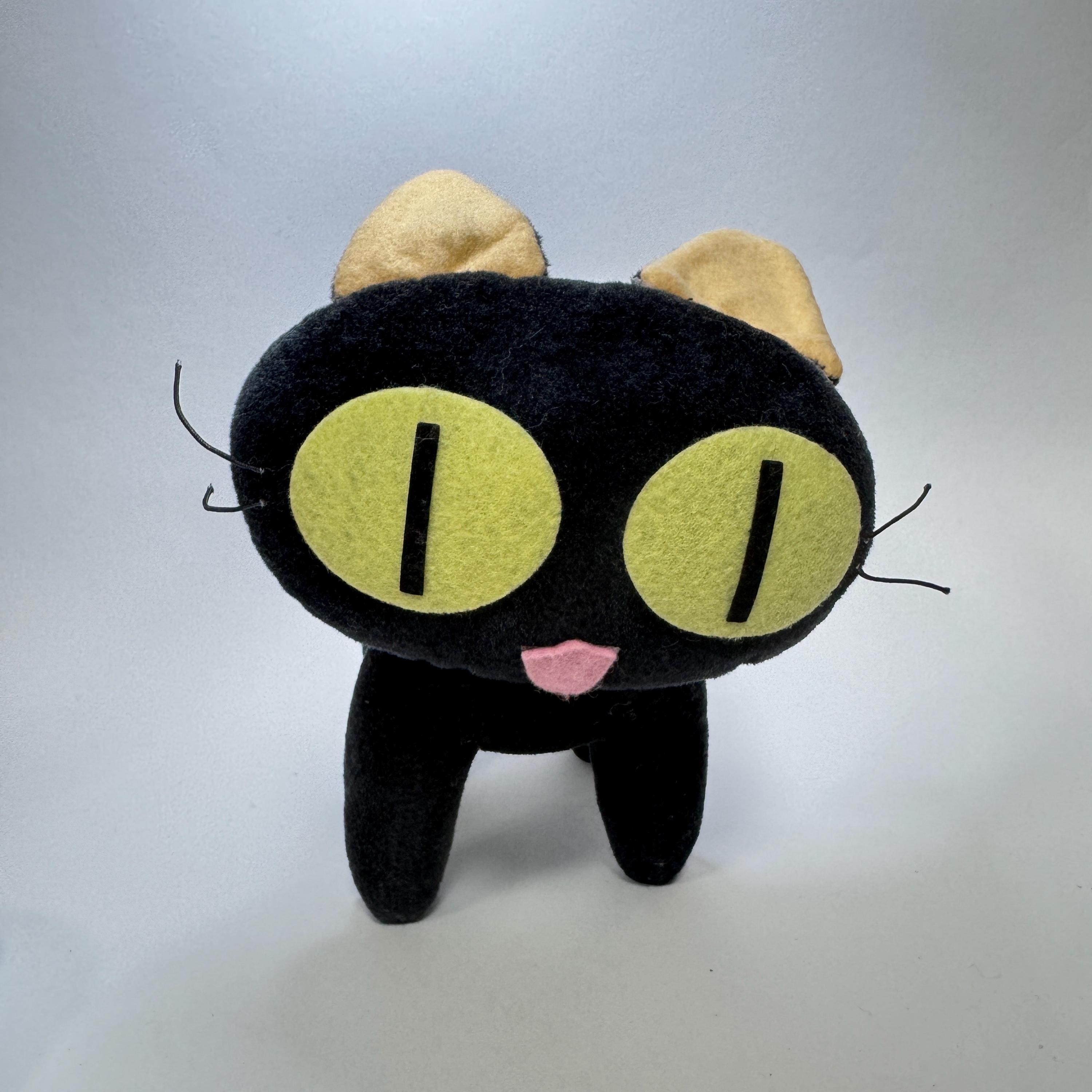 Trigun Kuro Neko Plush: Black Cat Kuroneko-sama - Etsy
