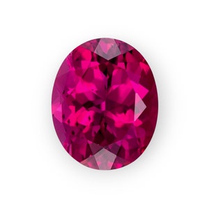 Rubellite tourmaline Oval Cut Loose Gemstone Excellent Cut Calibrated Vivid loose Gemstone