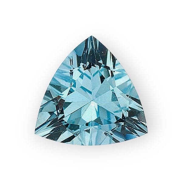 Aquamarine trillion Cut Loose Gemstone Excellent Cut AAA Calibrated loose Gemstone