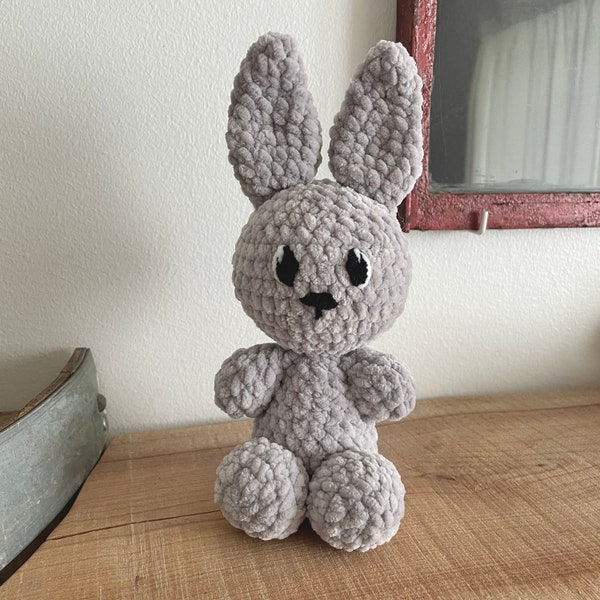 Plushie Bunny Crochet Pattern - Teddy - Hoevisch Design - Digital Download