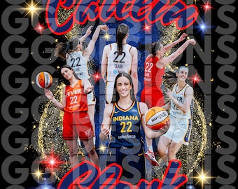 Caitlin Clark 2025 Collage PNG