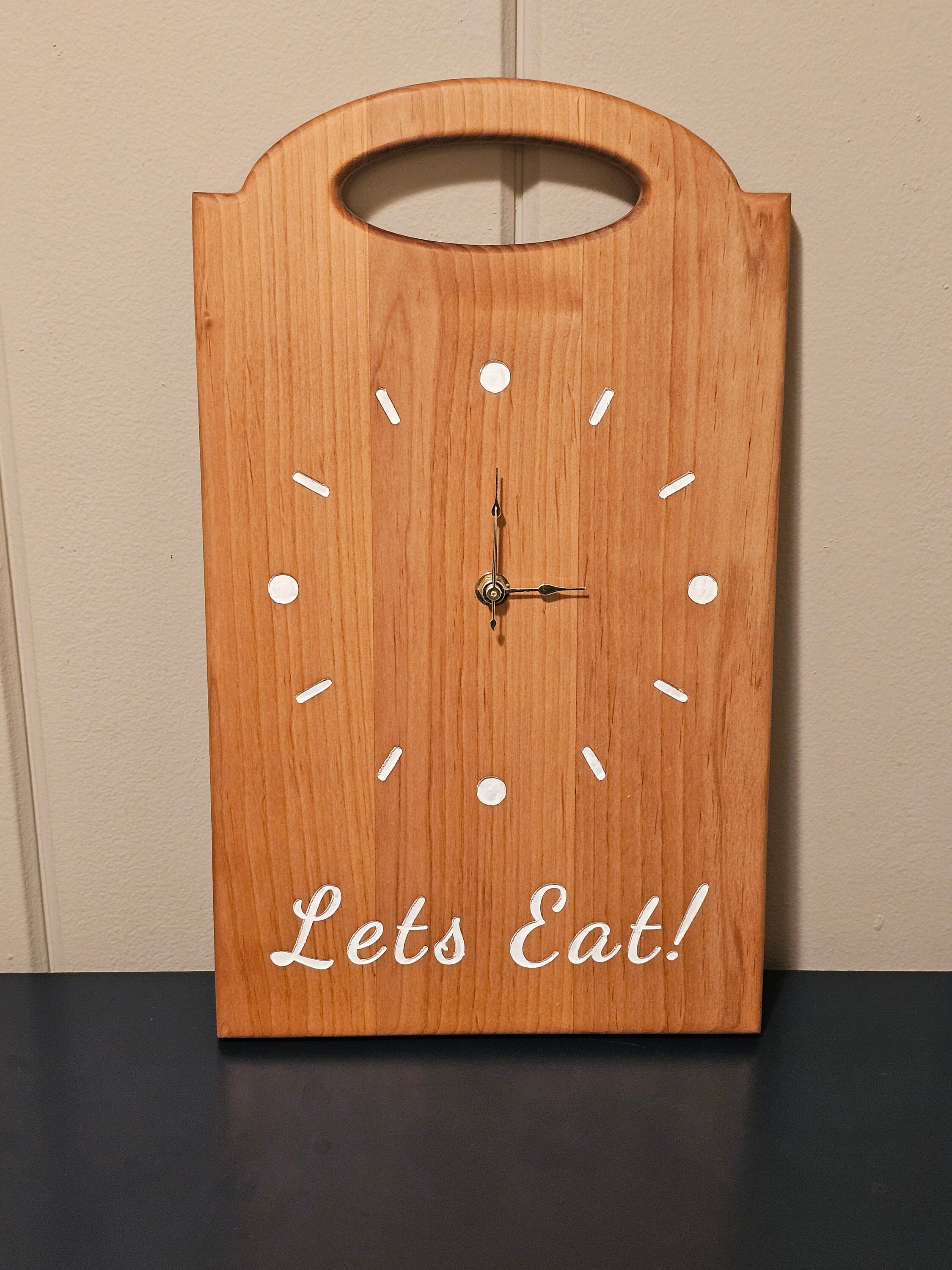 Cutting Board Clock Etsy
