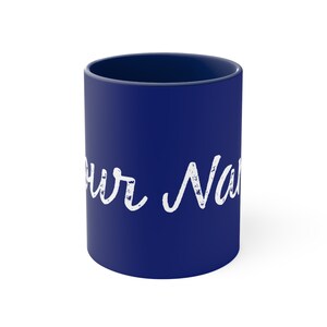 Personalized Colorful Two-Tone Custom Accent Coffee Mug - The Perfect Gift for Everyone!