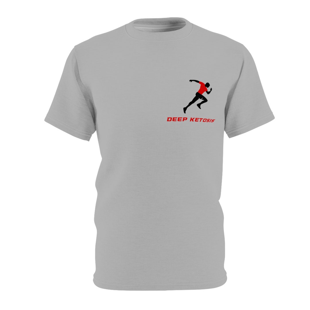 Deep Ketosis Running Man Polyester Tee Lightweight and