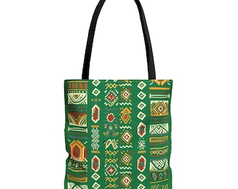 Borsa tote con motivo africano, vari colori, borsa dallo stile unico per tutti i tuoi accessori.