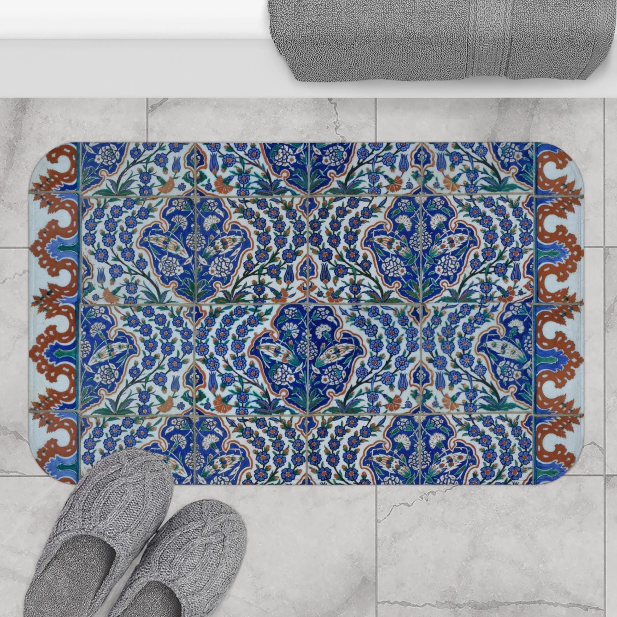 3PC ELITE BATHMAT SET TURQUOISE 