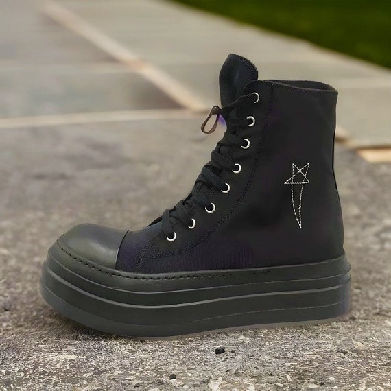 Rick Owens Double Bumper Thick Sole Designer Unisex Sneakers Rick Owens Double Bumper Thick Sole Designer Unisex Sneakers