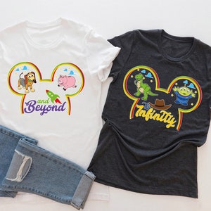 To Infinity And Beyond, Toy Story Shirts, Andy Tees, Toy Story Land Tees, Disney Matching Shirts, Toy Story Birthday Party Shirts