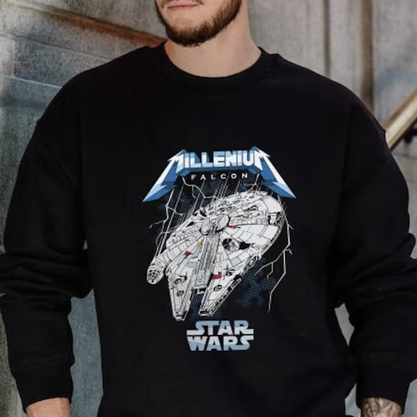 Millenium Falcon Star Wars Sweatshirt, Star Wars Gift Hoodie, Falcon Sweatshirt, Funny Star Wars Sweater, Disney Trip Sweatshirt