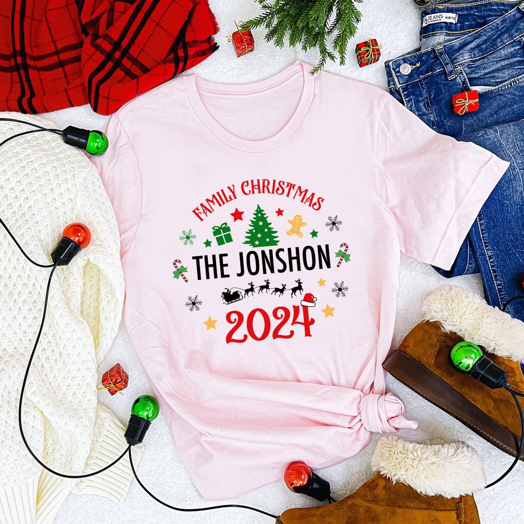 Family Christmas 2024 Tshirt Family Christmas Shirt Etsy