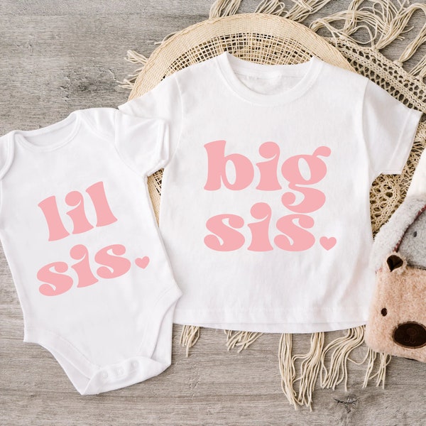 Big Sister Little Sister Shirt, Big Sis Shirt, Lil Sis Shirt, Big Sister Outfit, Little Sister Shirt, Little Sister Outfit