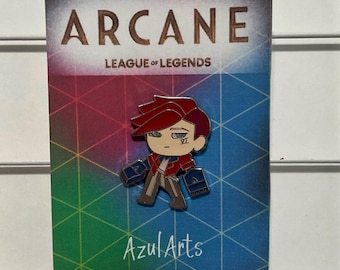 Vi-Arcane Metal Enemal Pin 1.25 in