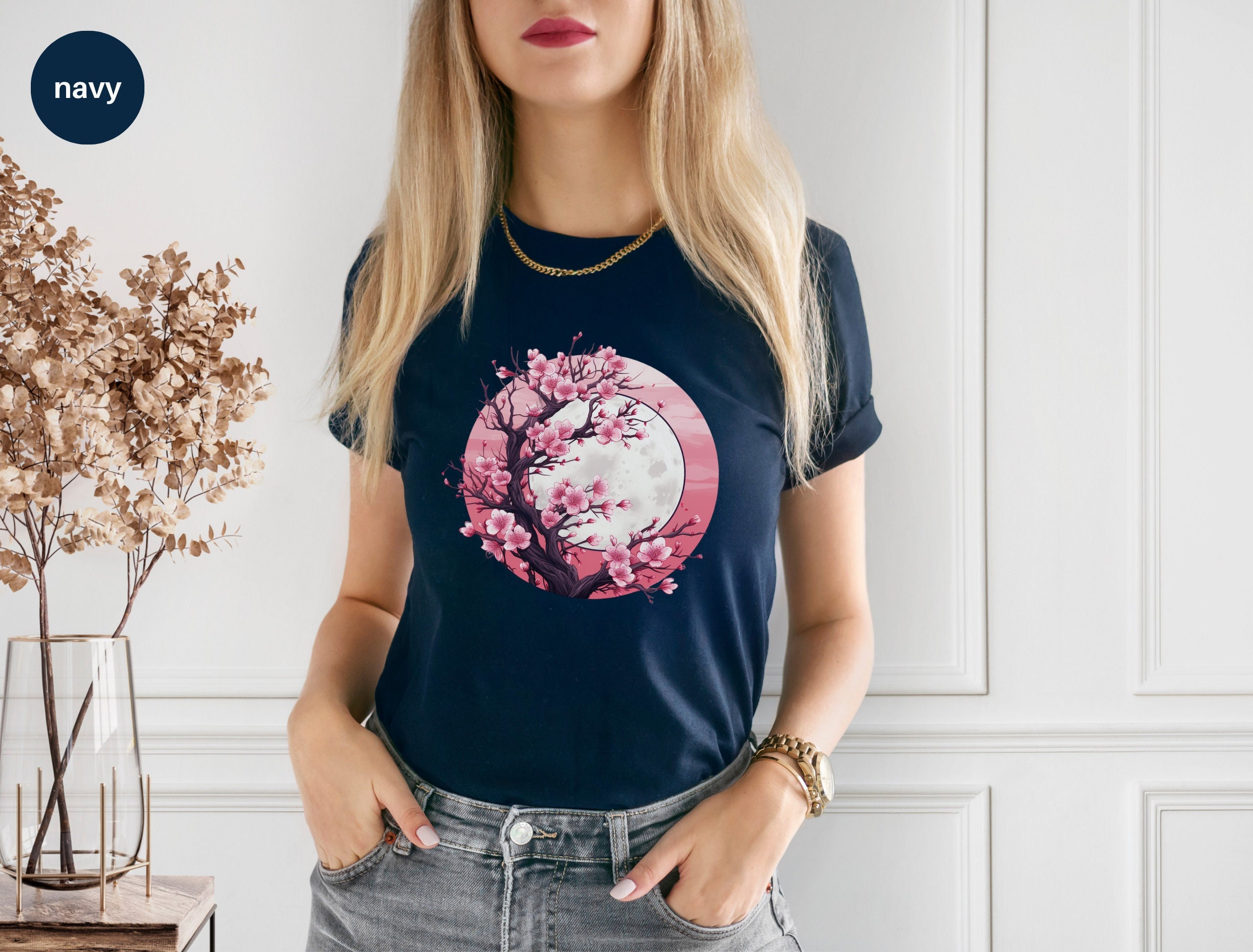 - Shirt Cherry Blossom Etsy