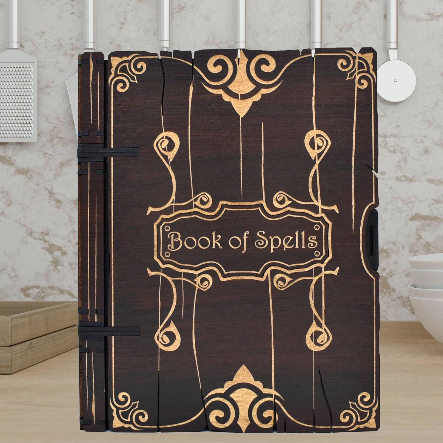 spellbook card binder Amazon.com: Byhoo DND Spell Cards 5e PU Leather Spellbook for Dungeons &  Dragons notebook with 30 Sleeves for Spell Cards Writable Pages and  Magnetic Closure A Must-Have for RPG & Board Games