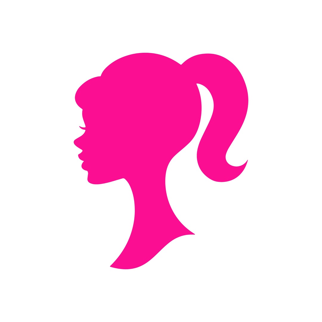 Barbie head svg doll svg Doll head svg doll silhouette Etsy Portugal