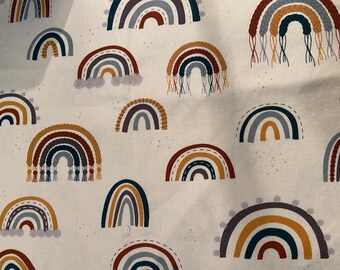 Portable Hook on highchair cover Rainbow print