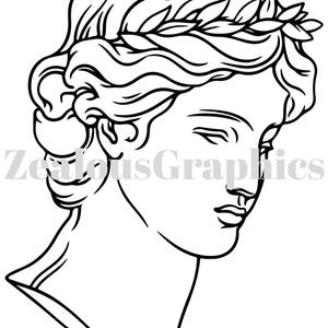 Greek mythology coloring page, Mythology coloring pages, Greek mythology art printable, Greek goddess art coloring sheets, Stress relief