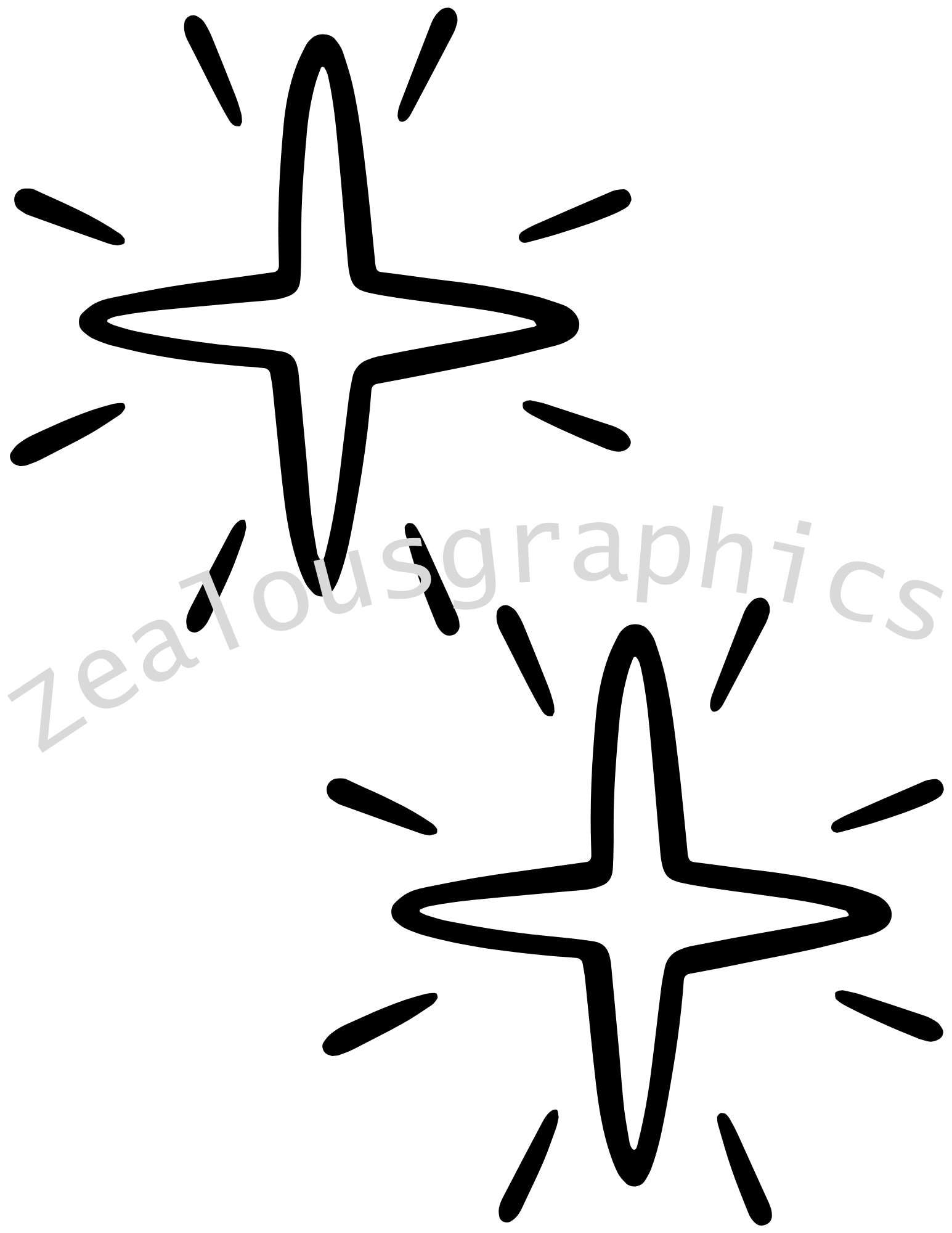 Stars Coloring Pages, Digital Download Coloring Sheet, Stars Coloring