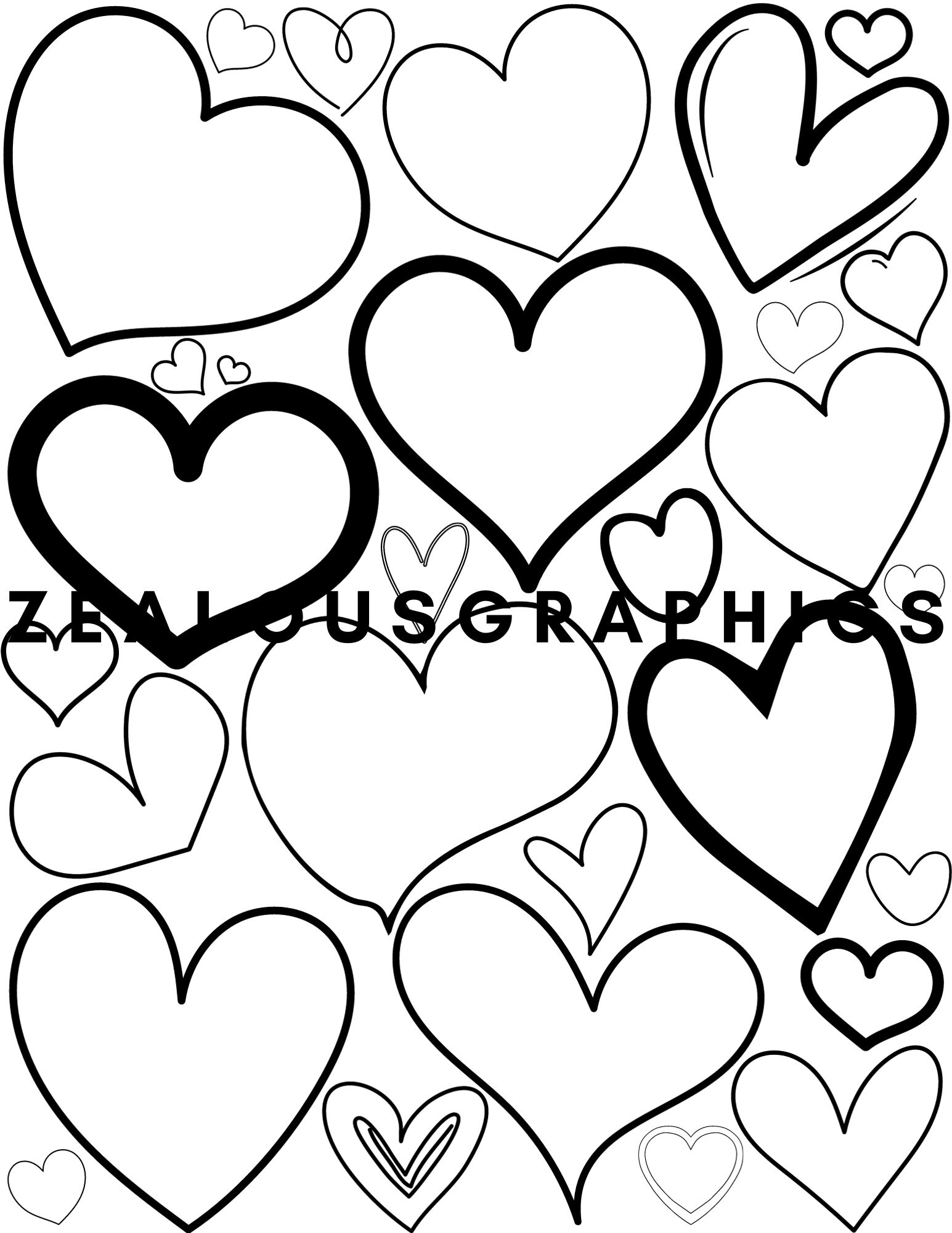 Valentines Coloring Pages Printable Valentines Coloring Page Valentines Download Coloring Page