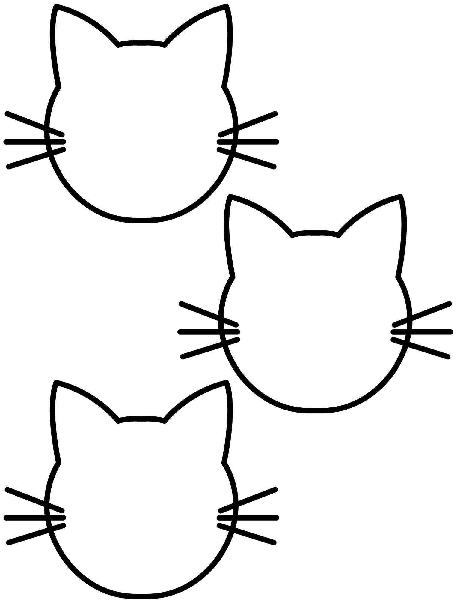 Cat Coloring Page Digital PDF Print, Coloring Page Printable Kids ...