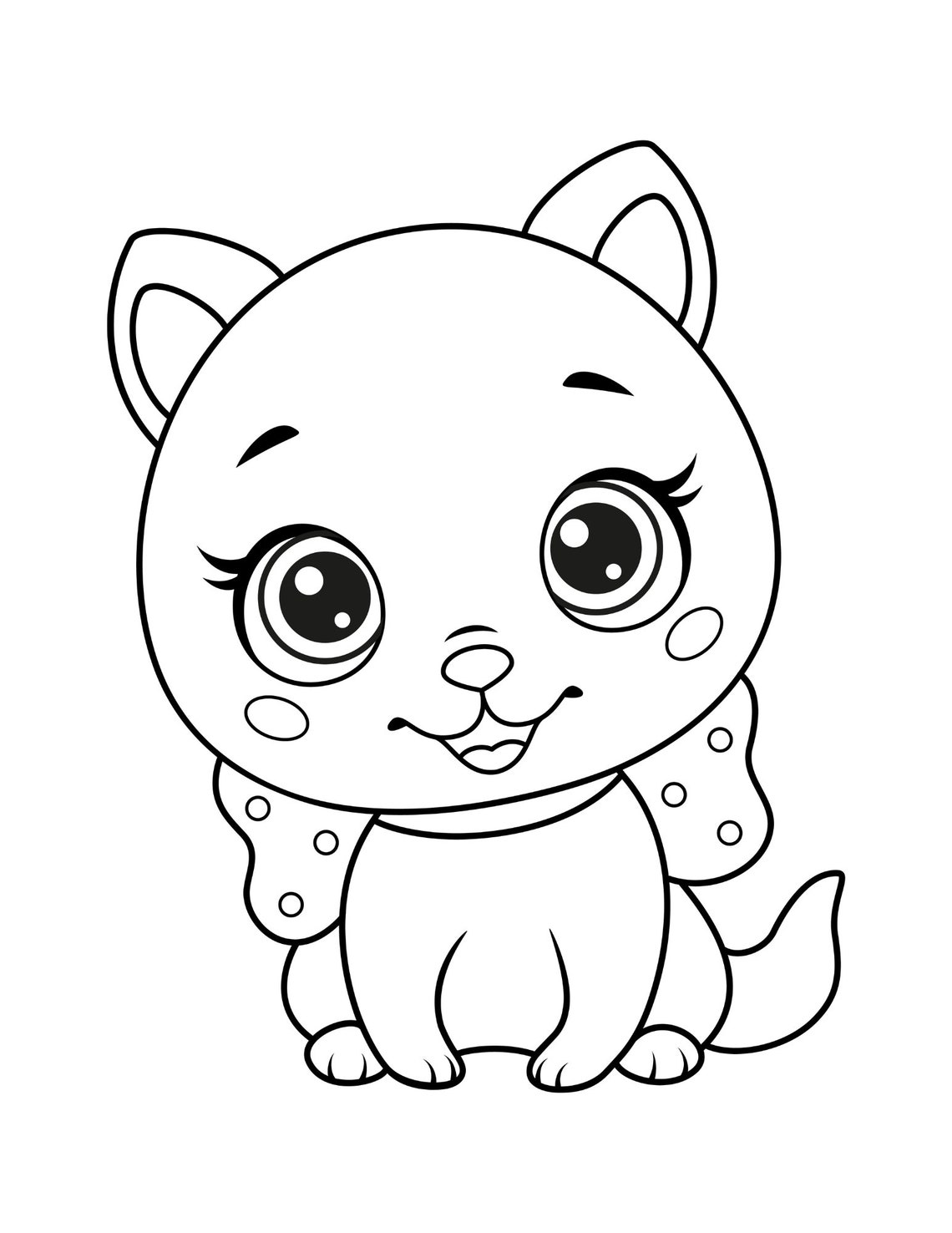 Cat Coloring Pages for Adults, Pdf Cat Coloring Pages, Coloring Pages ...